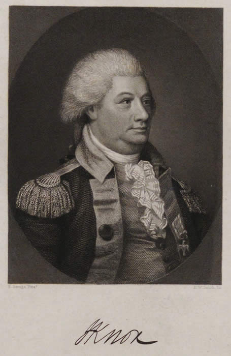 Engraving of Henry Knox. Image courtesy of The Gilder Lehrman Institute Engraving of Henry Knox. Image courtesy of The Gilder Lehrman Institute